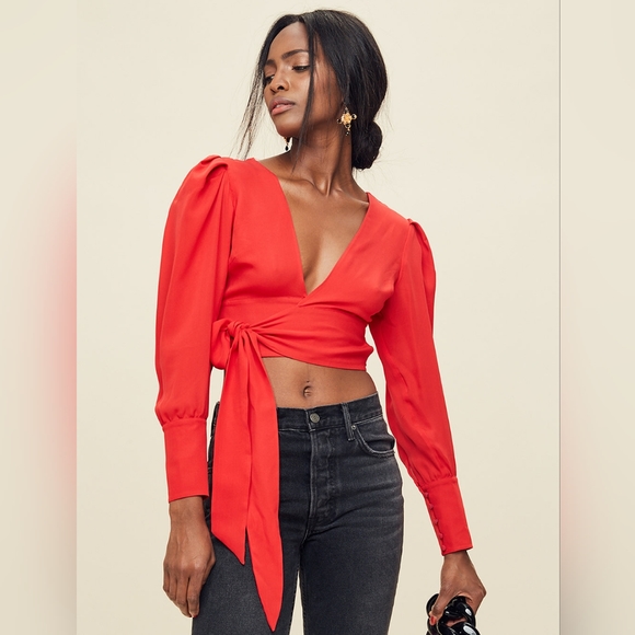 LPA crop top - Top 434 in candy red, size XS - Picture 2 of 7